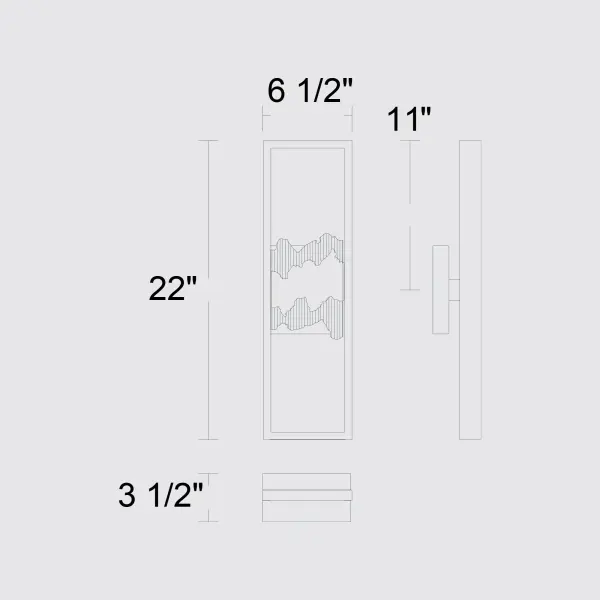 Modern Outdoor Sconce with Artistic Sunrise Design & Smart Features - Image 6