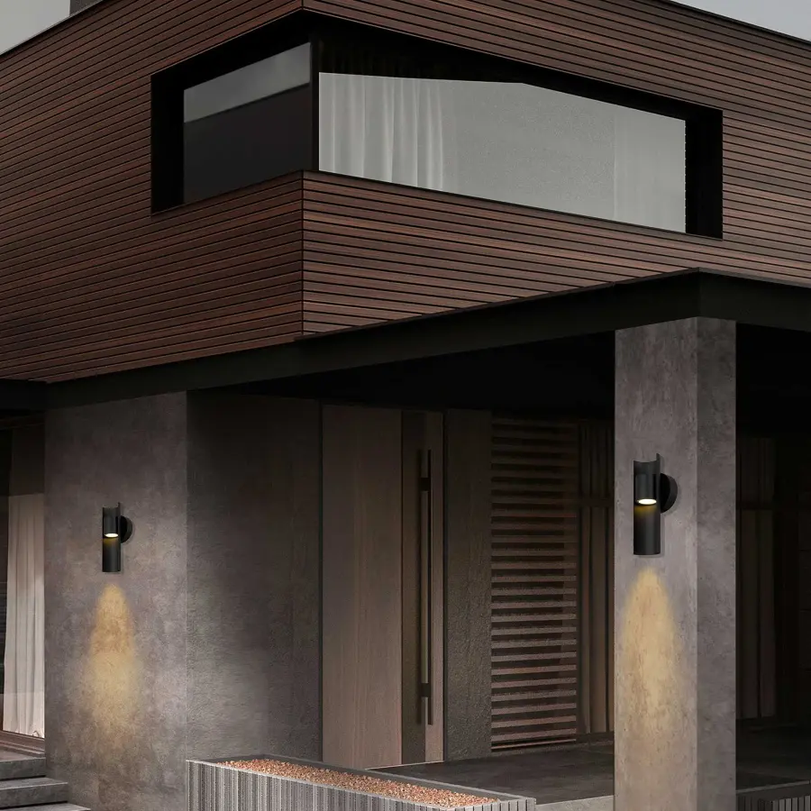 Hugo 11.5" LED Outdoor Wall Sconce - Image 2