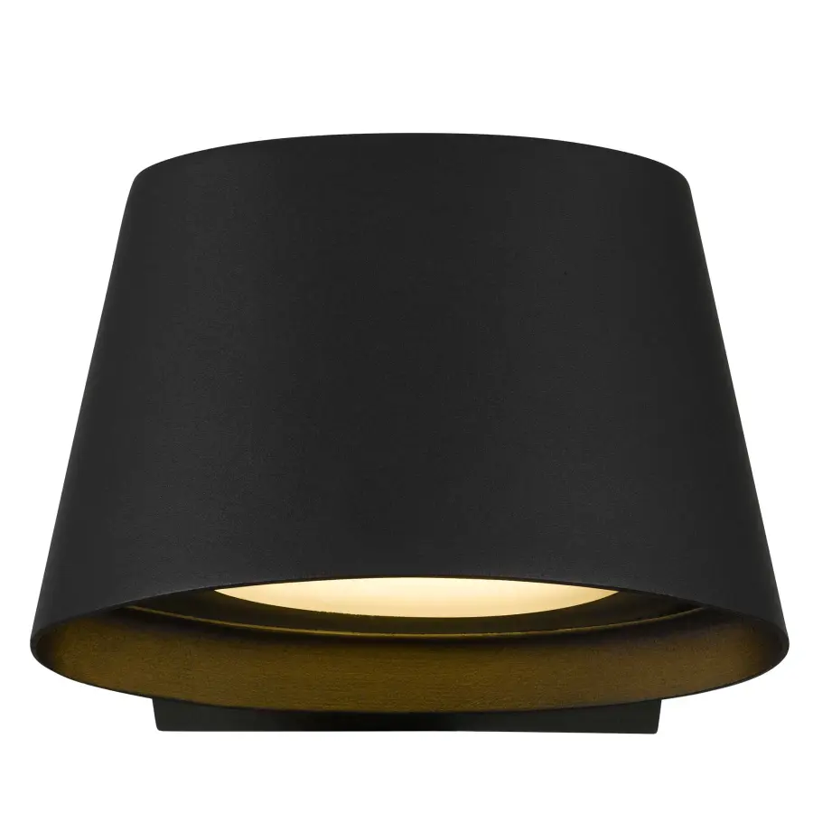 Elegant Curved LED Wall Sconce with Customizable Lighting - Image 8