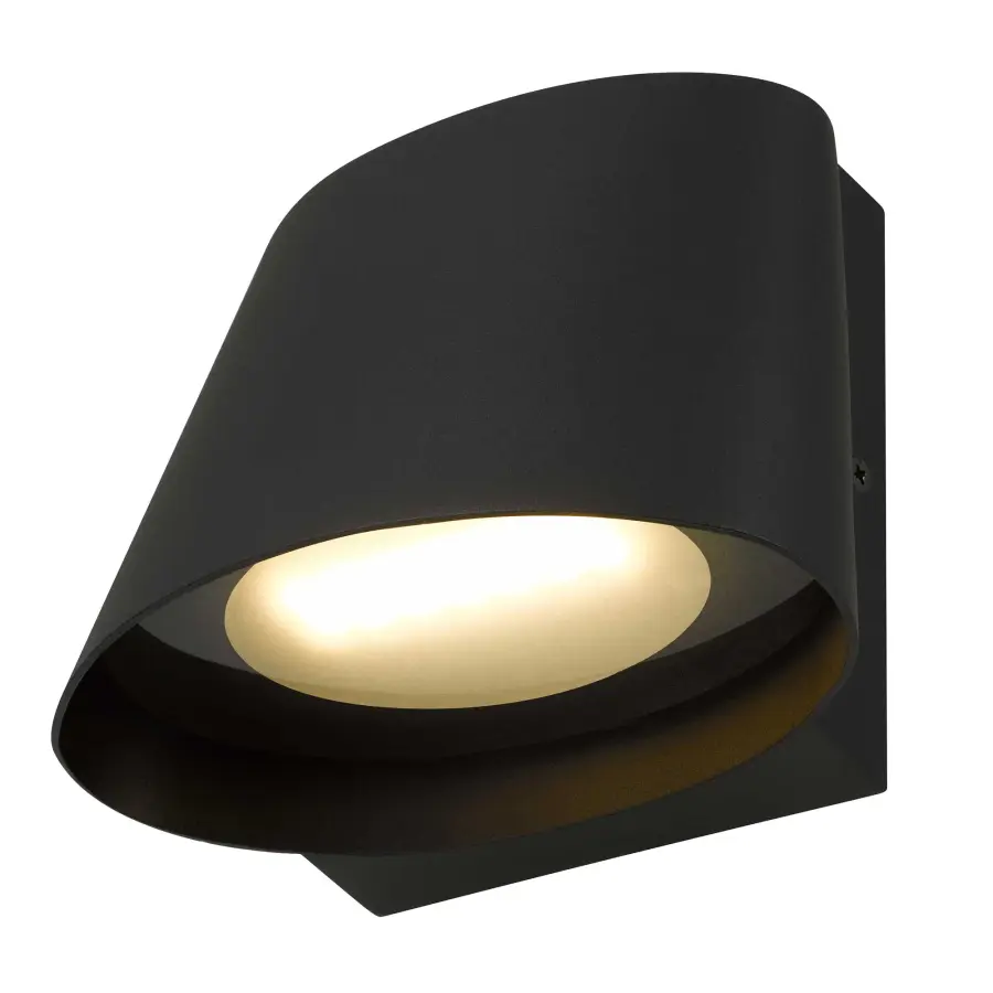 Elegant Curved LED Wall Sconce with Customizable Lighting - Image 10
