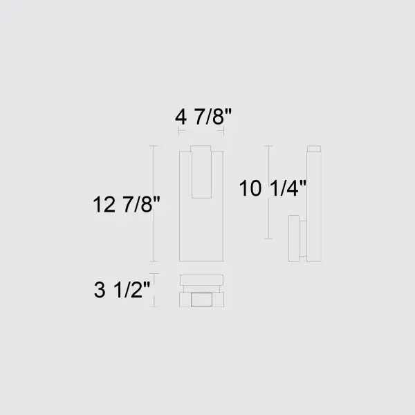 Elegant Architectural Wall Sconce with Dual Lighting & ADA Compliance - Image 8