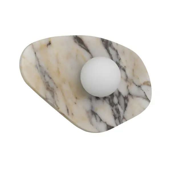 Artistic Marble & Glass Sconce with Wet-Rated Versatility - Image 18