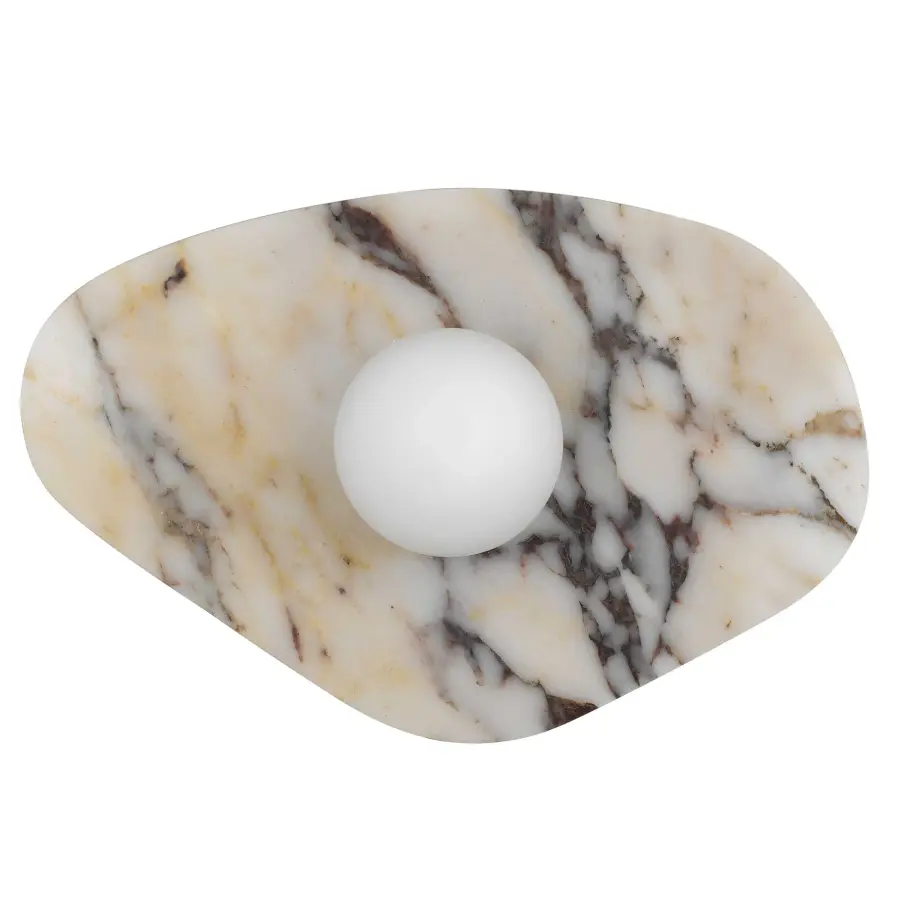 Artistic Marble & Glass Sconce with Wet-Rated Versatility - Image 22