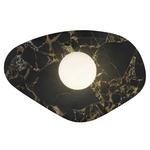 Artistic Marble & Glass Sconce with Wet-Rated Versatility - Image 7