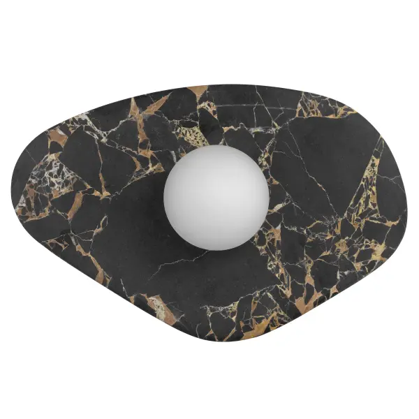 Artistic Marble & Glass Sconce with Wet-Rated Versatility - Image 9