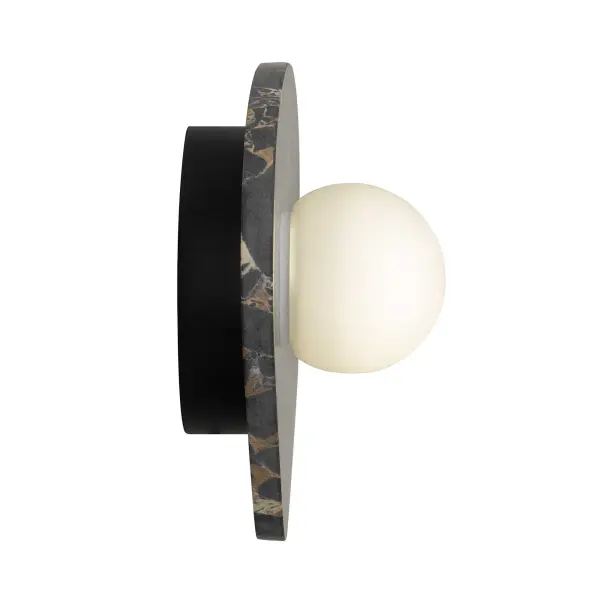 Artistic Marble & Glass Sconce with Wet-Rated Versatility - Image 10