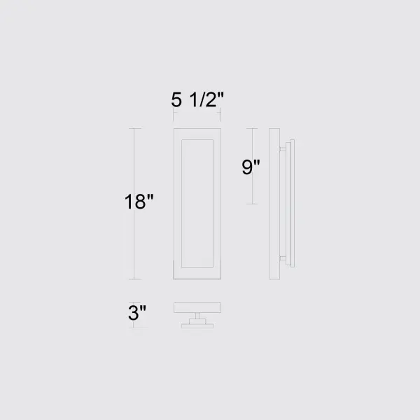 Zoey 18" Outdoor Wall Sconce - Image 8