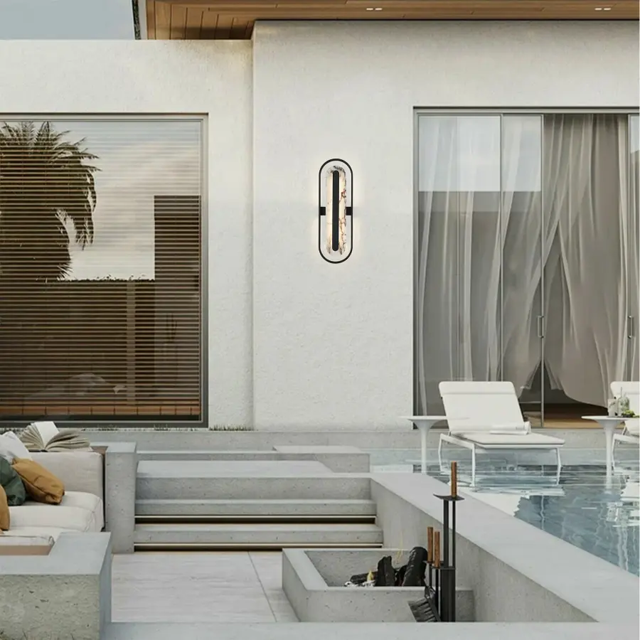 Roundabout 28" LED Outdoor Wall Sconce - Image 4