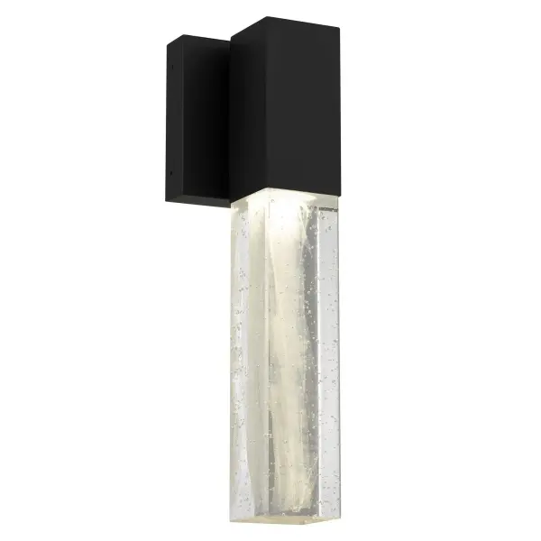 The Folio outdoor wall sconce combines modern elegance with practical functionality. Its distinctive clear wispy glass and delicate proportions create visual appeal, while wet location rating and 3-CCT customizable lighting make it versatile for any outdoor or indoor space.
