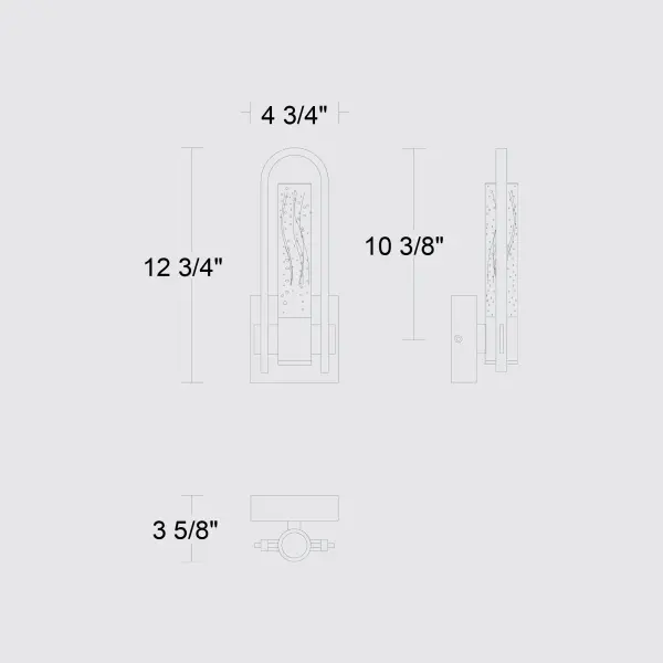 Arch 12-3/4" LED Outdoor Wall Sconce - Image 7