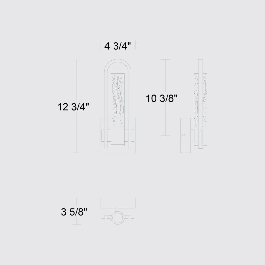 Arch 12-3/4" LED Outdoor Wall Sconce - Image 7