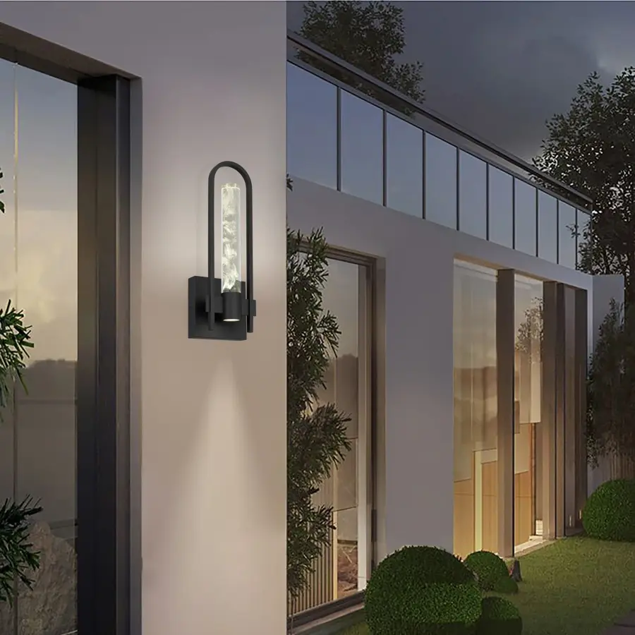Sleek Modern Wall Sconce with Versatile Indoor-Outdoor Design - Image 2