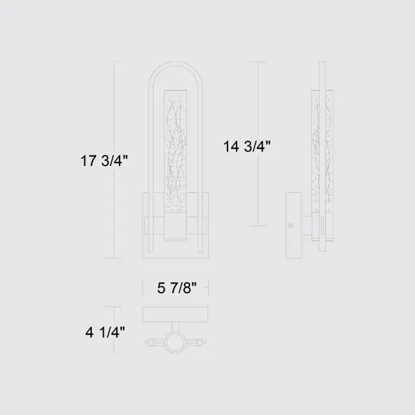 Sleek Modern Wall Sconce with Versatile Indoor-Outdoor Design - Image 7