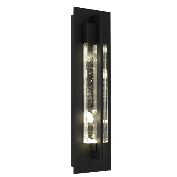 The Rivera combines cloudy crystal with a minimalist black frame for timeless elegance. Wet-rated with customizable 3-CCT LED lighting and dimming, it transitions seamlessly between modern and traditional spaces indoors or out.