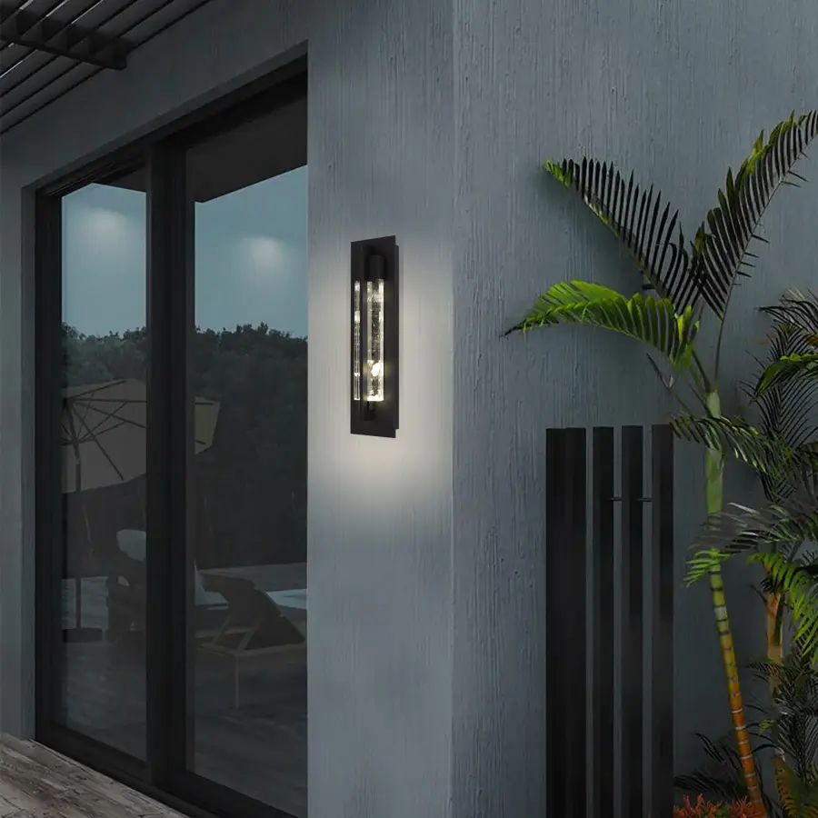 Elegant Crystal Wall Sconce for Indoor & Outdoor Sophistication - Image 7