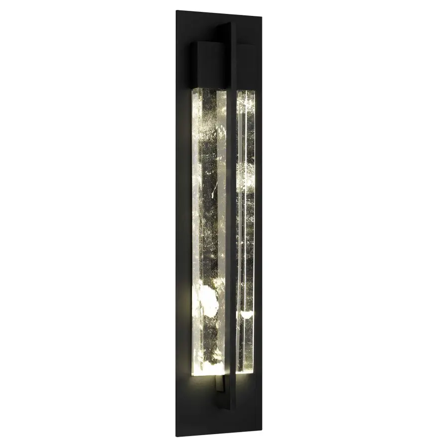 Luxurious Crystal Wall Sconce with Wet-Rated Versatility - Image 1