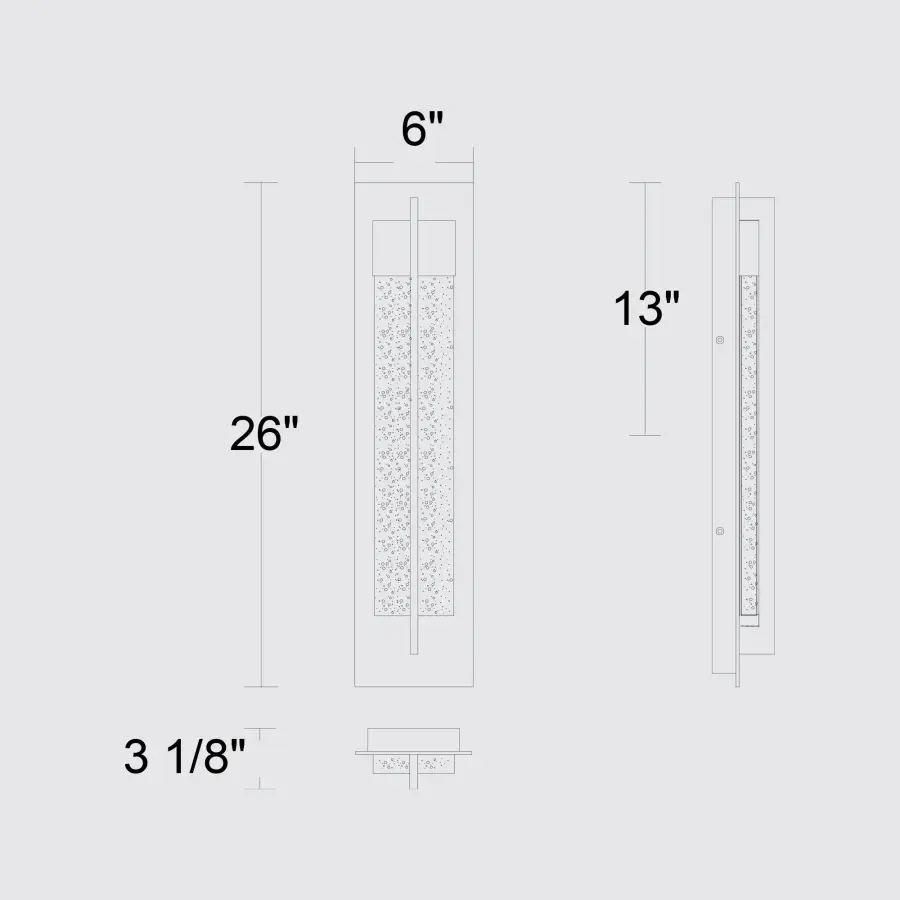 Luxurious Crystal Wall Sconce with Wet-Rated Versatility - Image 7