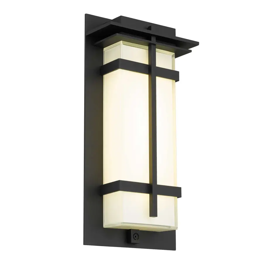 Elegant Craftsman-Inspired LED Wall Sconce for Indoor & Outdoor Use - Image 1