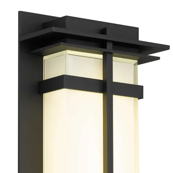 Elegant Craftsman-Inspired LED Wall Sconce for Indoor & Outdoor Use - Image 3