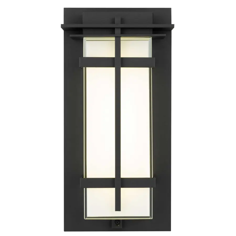 Elegant Craftsman-Inspired LED Wall Sconce for Indoor & Outdoor Use - Image 4