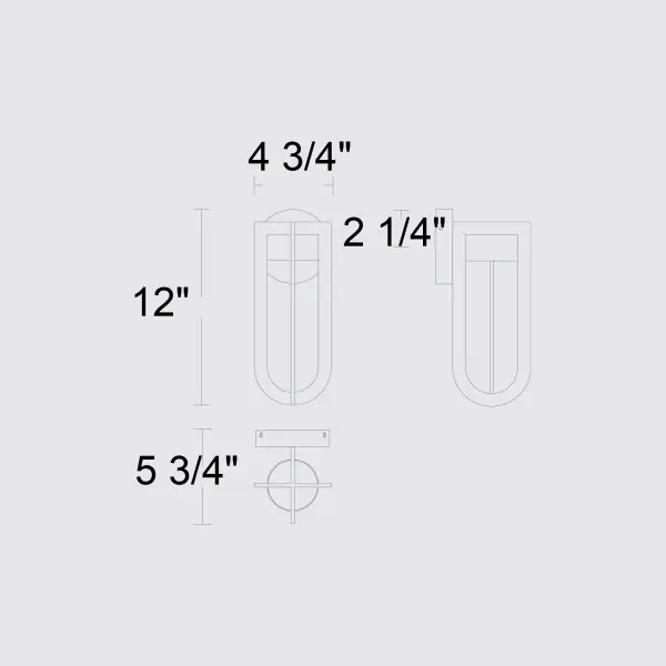 Elegant LED Wall Sconce with Customizable Lighting & Weather Resistance - Image 6