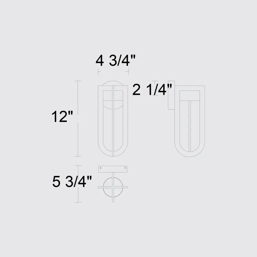 Elegant LED Wall Sconce with Customizable Lighting & Weather Resistance - Image 6