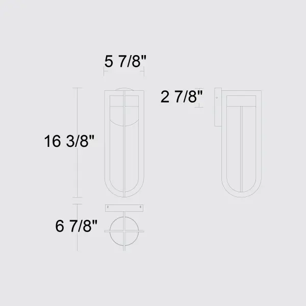 Elegant Outdoor LED Sconce with Customizable Lighting Control - Image 7