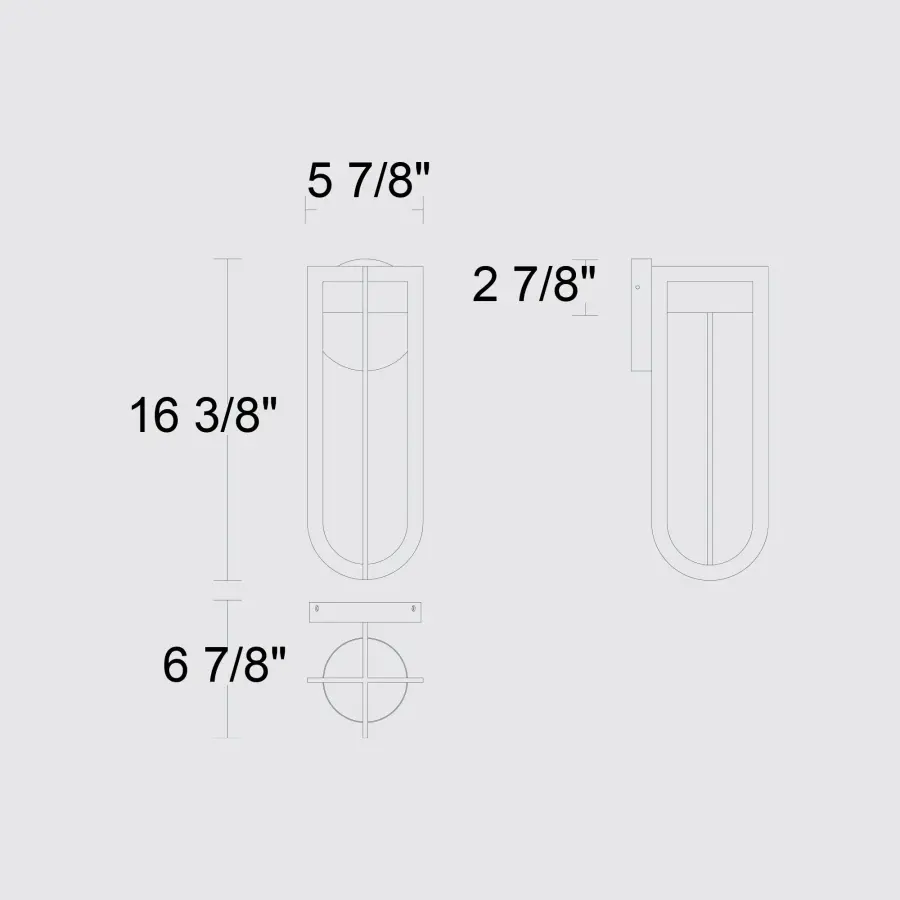 Elegant Outdoor LED Sconce with Customizable Lighting Control - Image 7