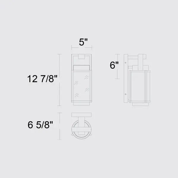 Classic Outdoor Lantern with Customizable LED Lighting - Image 7