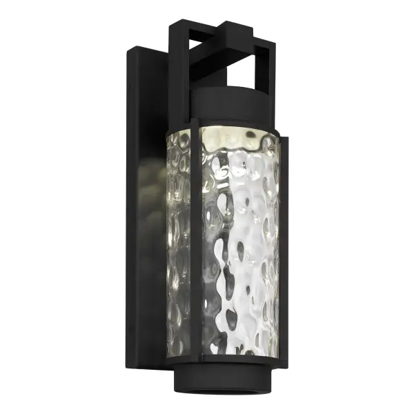 The Winston combines timeless design with modern LED technology, featuring mouth-blown hammered glass and adjustable color temperature. Wet-rated for durability in any weather, this 17" sconce delivers both beauty and functionality.