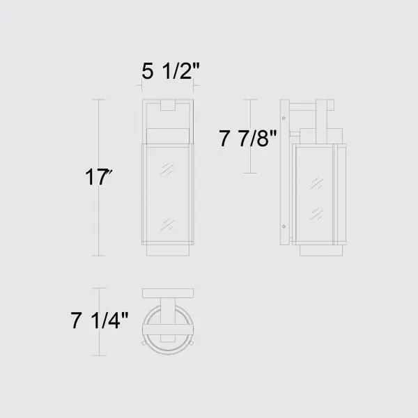 Classic Outdoor Lantern with Customizable LED Lighting - Image 7