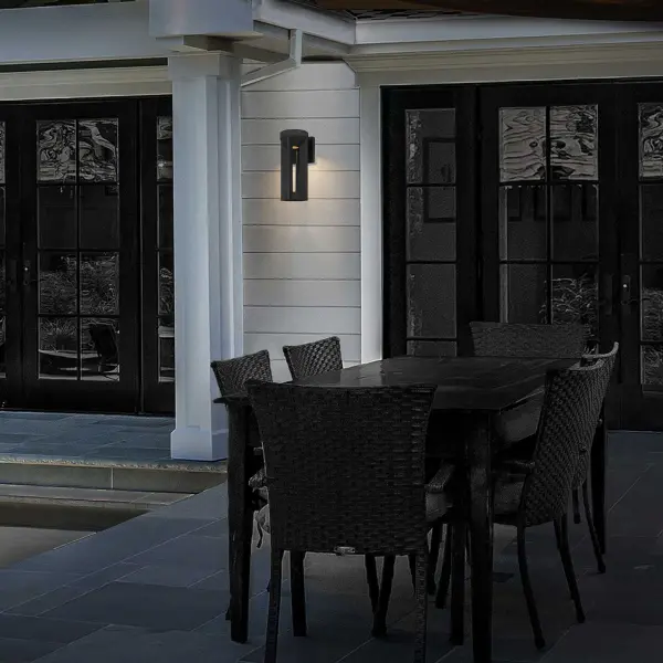 Aura 12" LED Outdoor Wall Sconce - Image 2