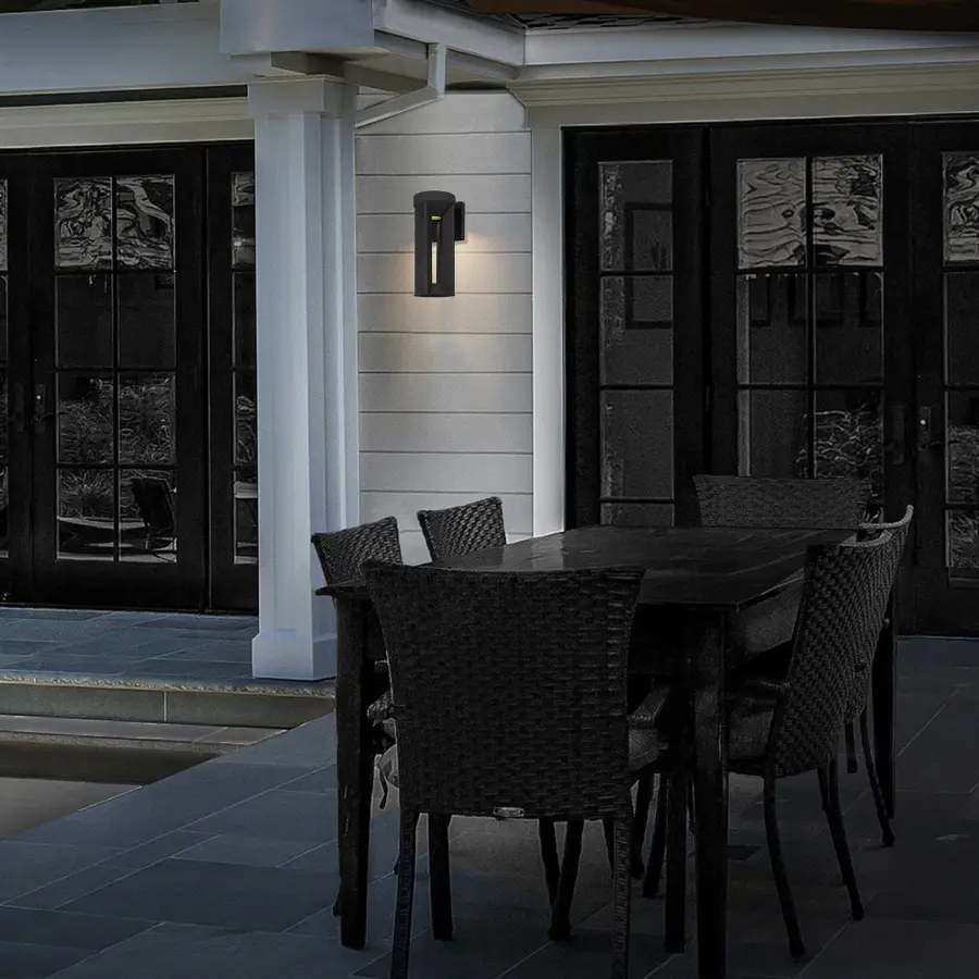 Aura 12" LED Outdoor Wall Sconce - Image 2