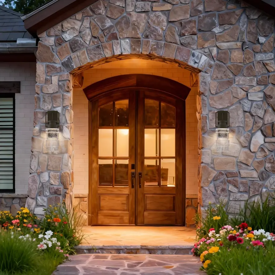 Elegant Outdoor Wall Sconce with Durable Brass Construction - Image 4