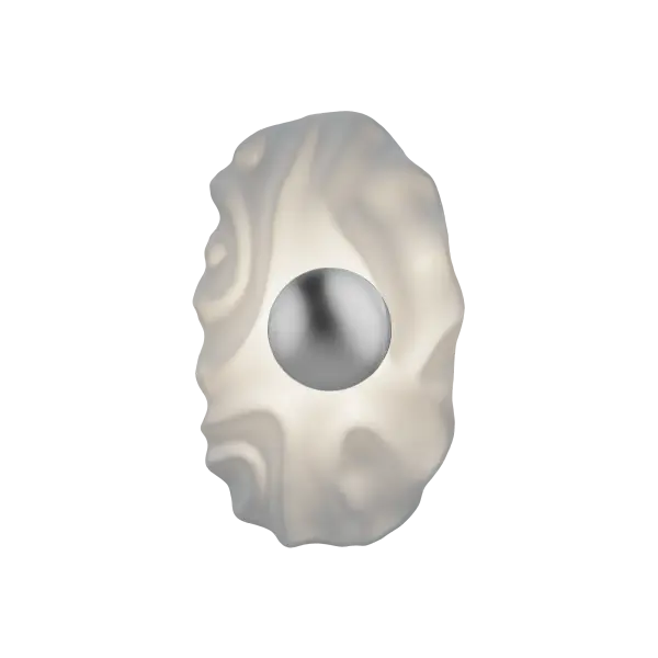 Blossom 16" White Wall Sconce - Image 1