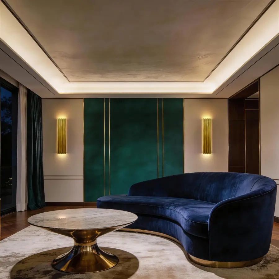 Striking Modern Column Design with Full Backlit Illumination - Image 4