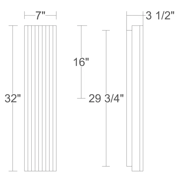 Striking Modern Column Design with Full Backlit Illumination - Image 5