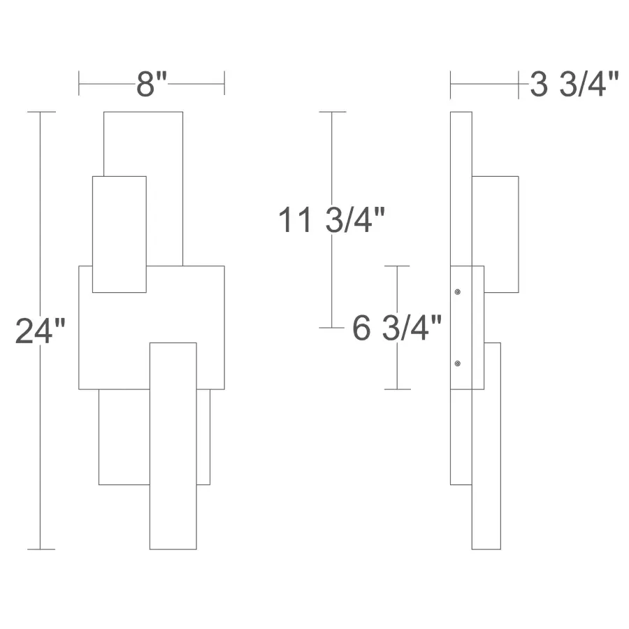 Sophisticated Outdoor Wall Sconce with Natural Marble Accents - Image 5