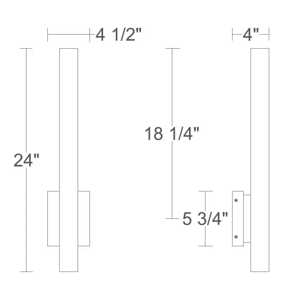 Lina 24" Wall Sconce - Image 5
