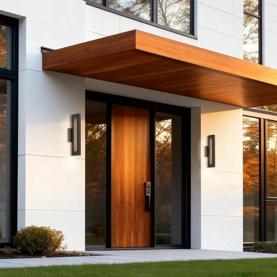 Sophisticated Dual-Lighting Wall Sconce with Premium Brass Construction - Image 2