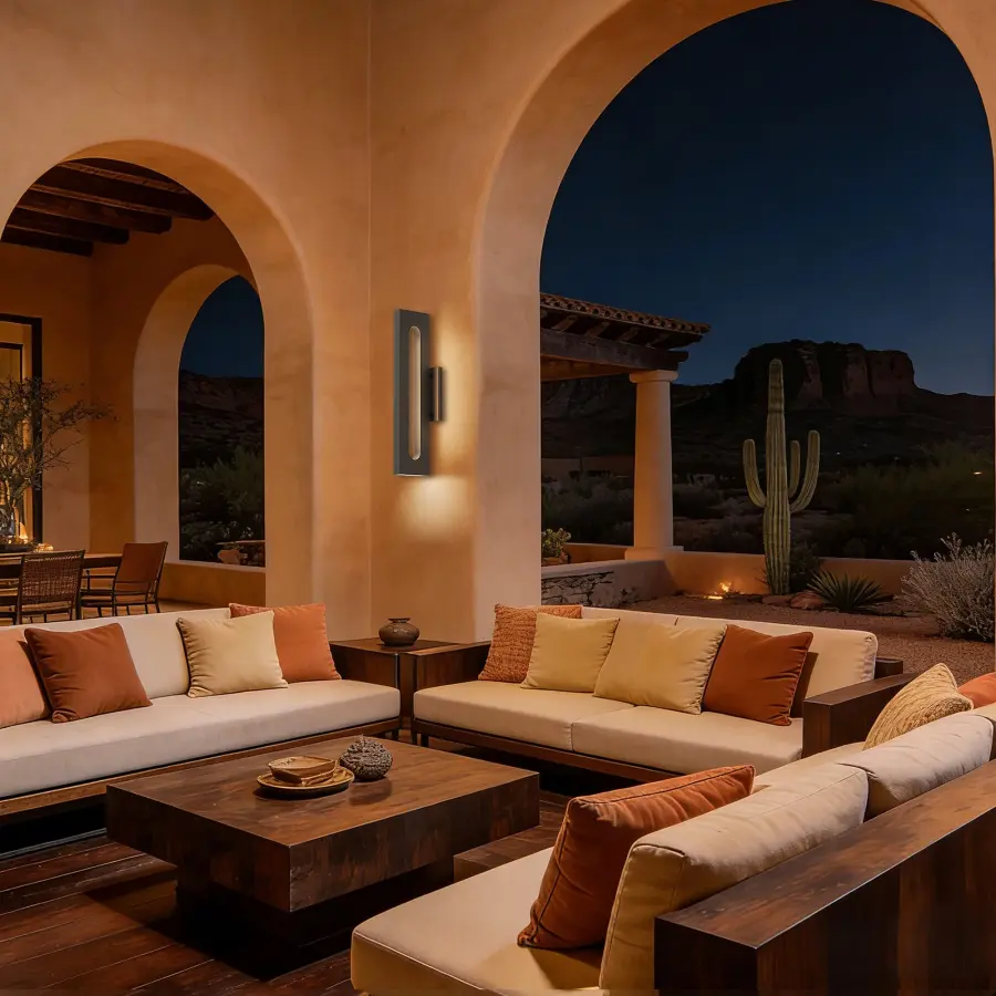 Sophisticated Dual-Lighting Wall Sconce with Premium Brass Construction - Image 4