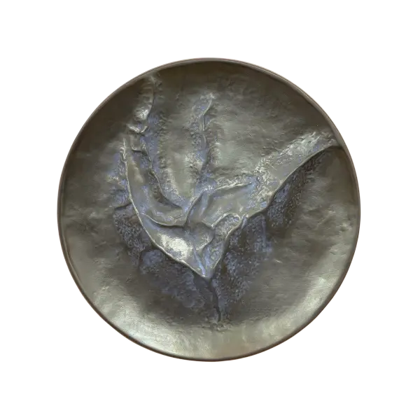 The Moon Wall Sconce combines artistic design with outdoor durability. Its sculpted fiberglass shade creates a soft, luminous glow while the patina bronze finish adds refined elegance to any exterior space.