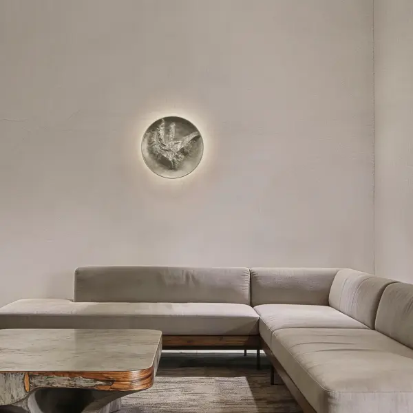 Sculptural Outdoor Lighting with Luminous Backlighting - Image 4