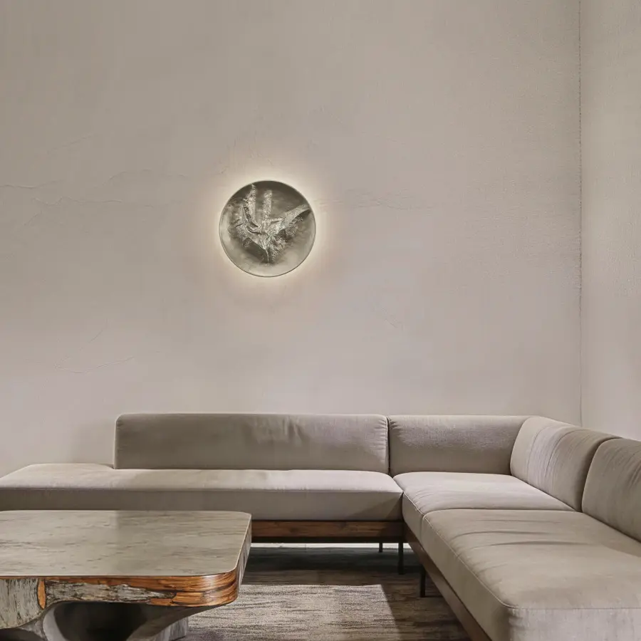 Sculptural Outdoor Lighting with Luminous Backlighting - Image 4