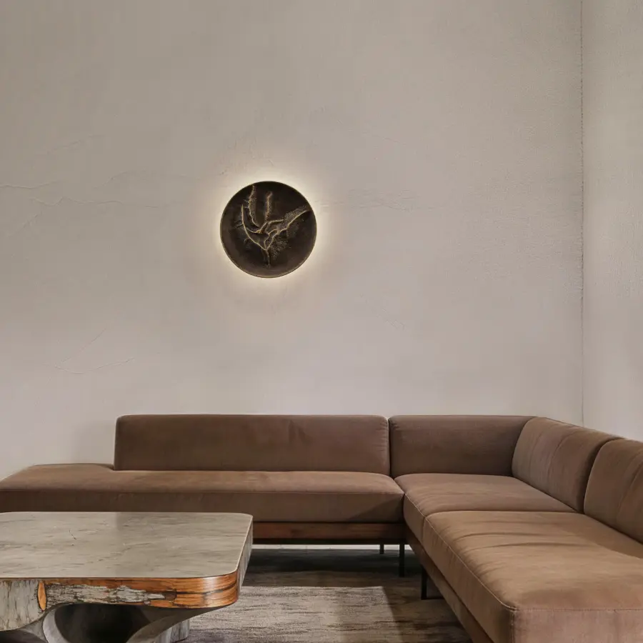 Sculptural Outdoor Lighting with Luminous Backlighting - Image 8