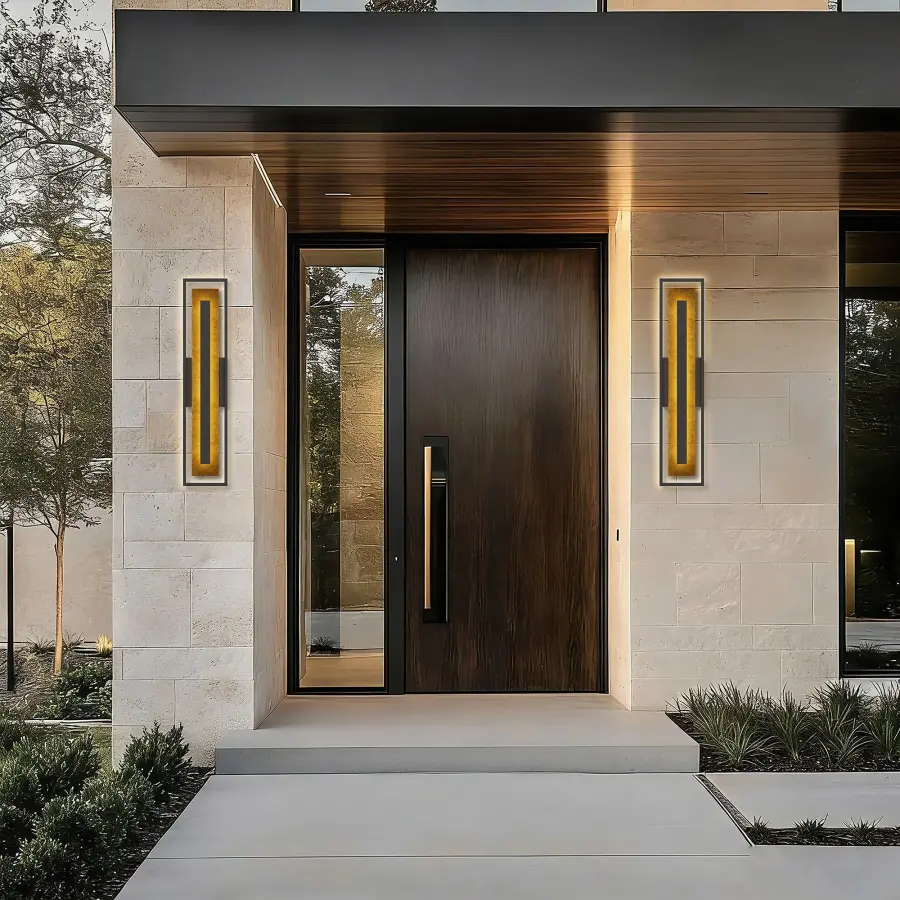 Striking Contemporary Wall Sconce with Customizable LED Lighting - Image 2