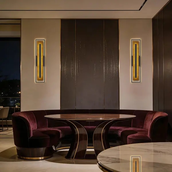 Striking Contemporary Wall Sconce with Customizable LED Lighting - Image 4