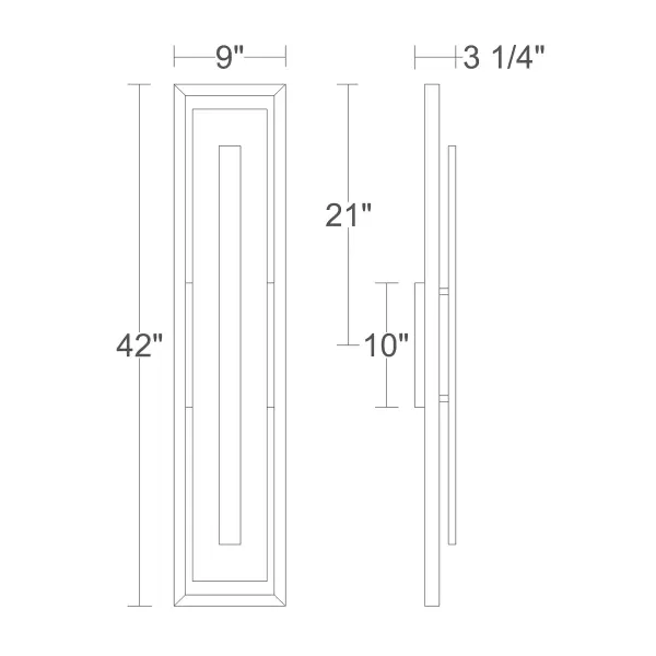 Striking Contemporary Wall Sconce with Customizable LED Lighting - Image 5