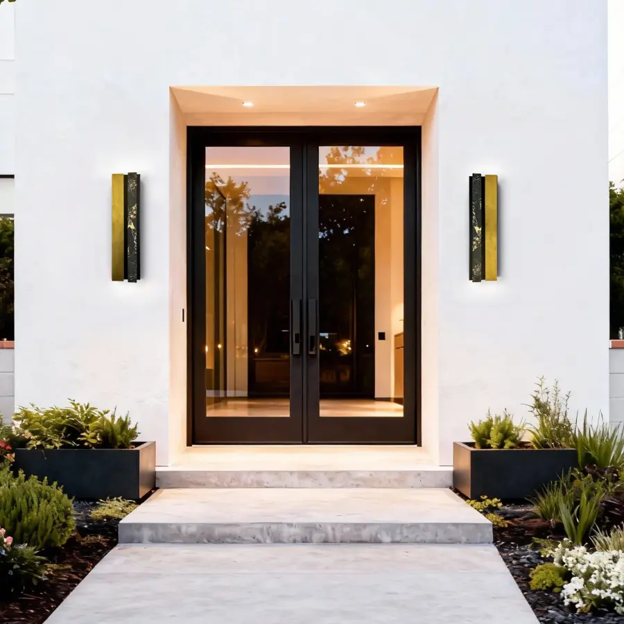 Sophisticated Outdoor Statement Piece with Marble Elegance - Image 2