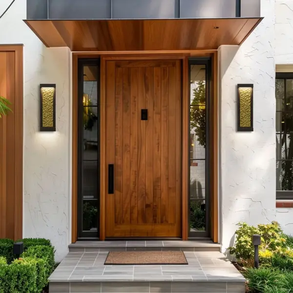 Sophisticated Outdoor Wall Sconce with Dual Downlighting - Image 2